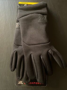ZeroXposur Women's Black Thermal Stretch Gloves